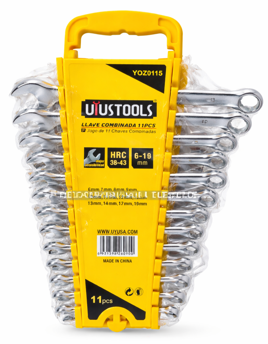 Juego de llaves combinadas 11 piezas