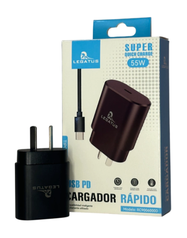 Cargador Rápido Legatus 55W