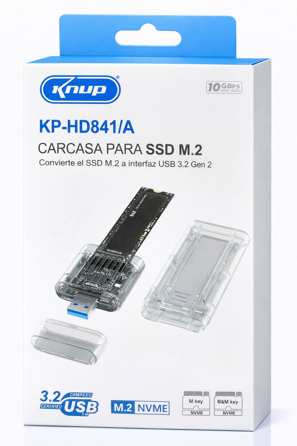 Carcasa para SSD USB a M.2