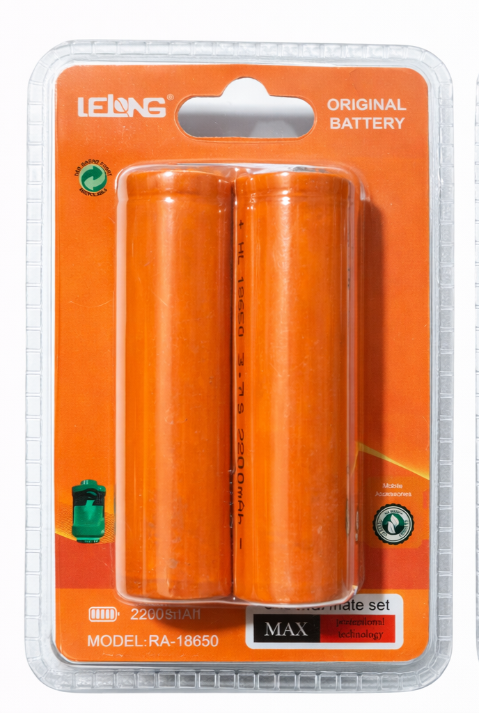 Batería Recargable Lelong RA-18650 (2 unidades)