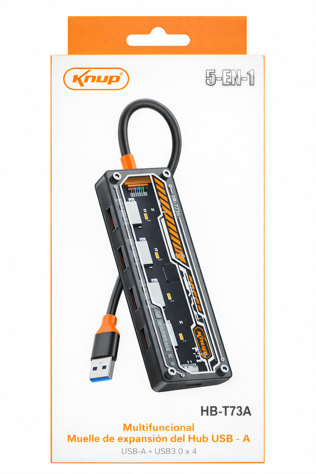Hub USB-A de Expansión Knup HB-T73A