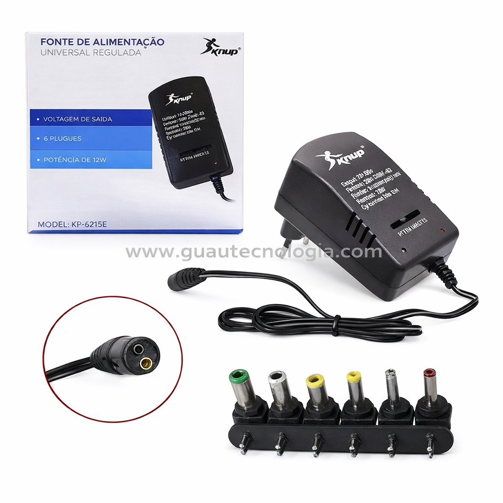 Fuente de Alimentación Universal 12W