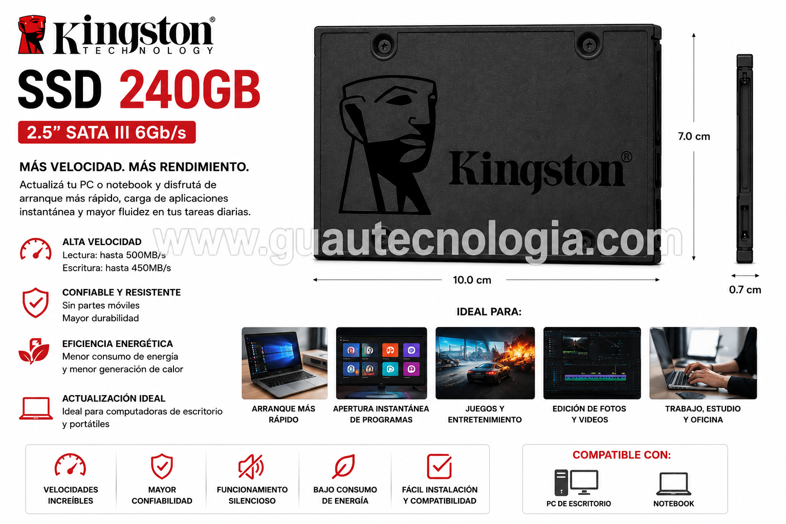 SSD Kingston 240GB