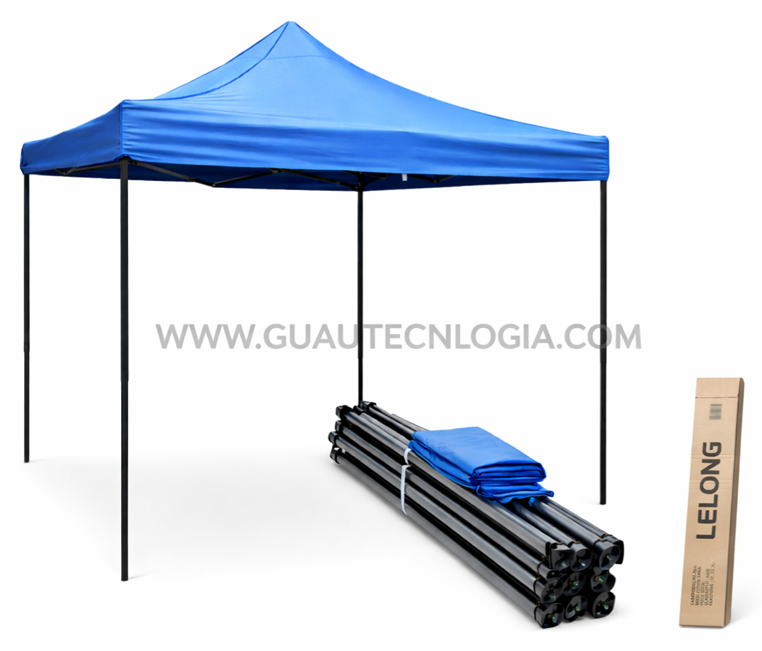 Gazebo 2x2 Azul Lelong