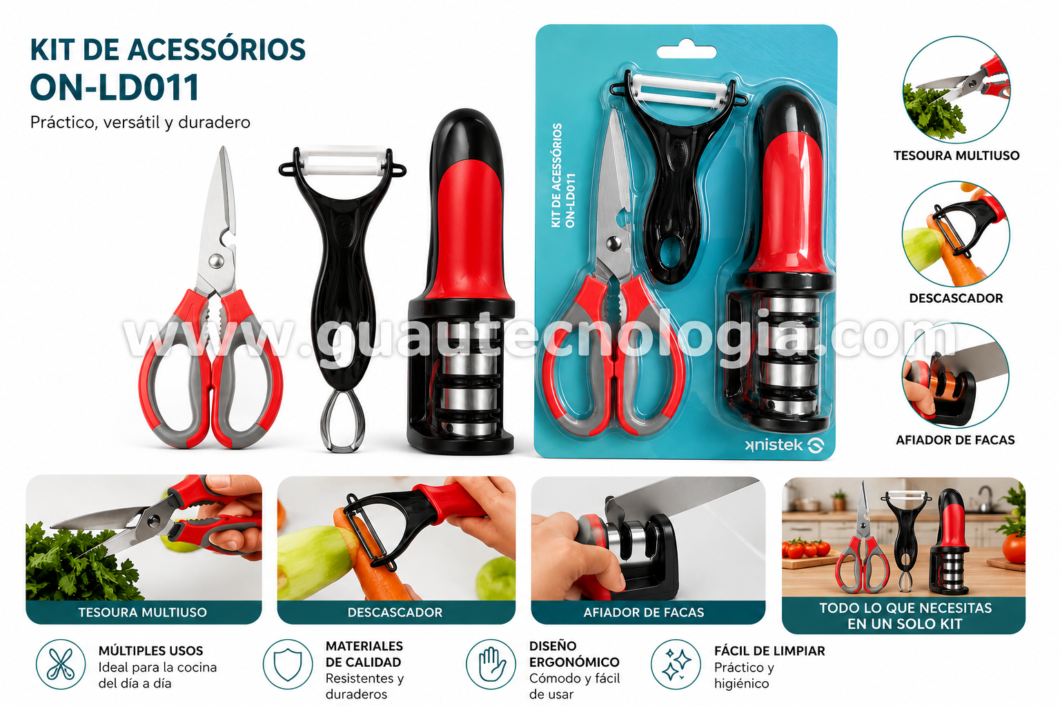 Kit de Afilador de Cuchillos