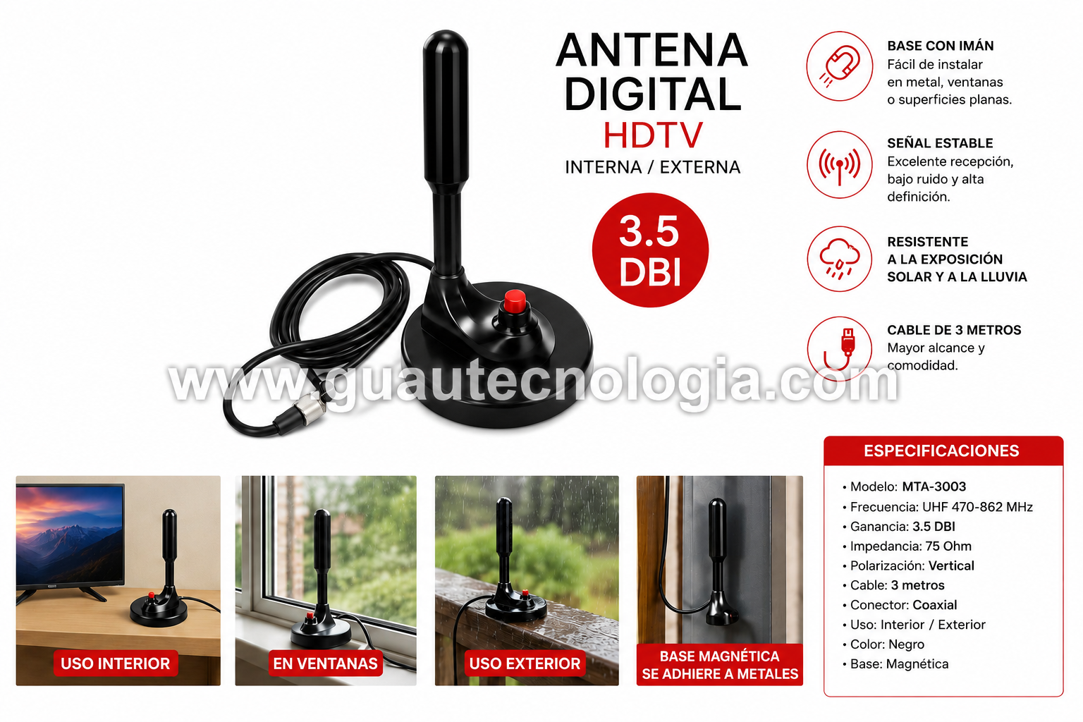 Antena Digital HDTV