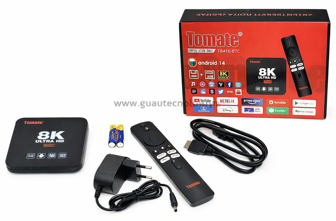 TV BOX Tomate 8K Ultra HD