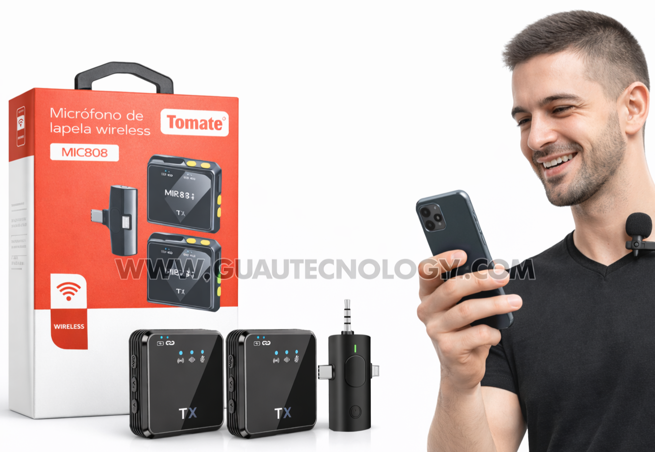 Micrófono de Solapa Inalámbrico