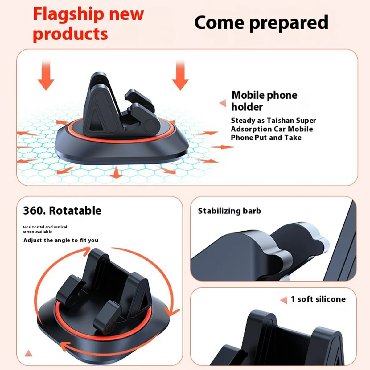 Soporte para Teléfono Móvil Rotatorio