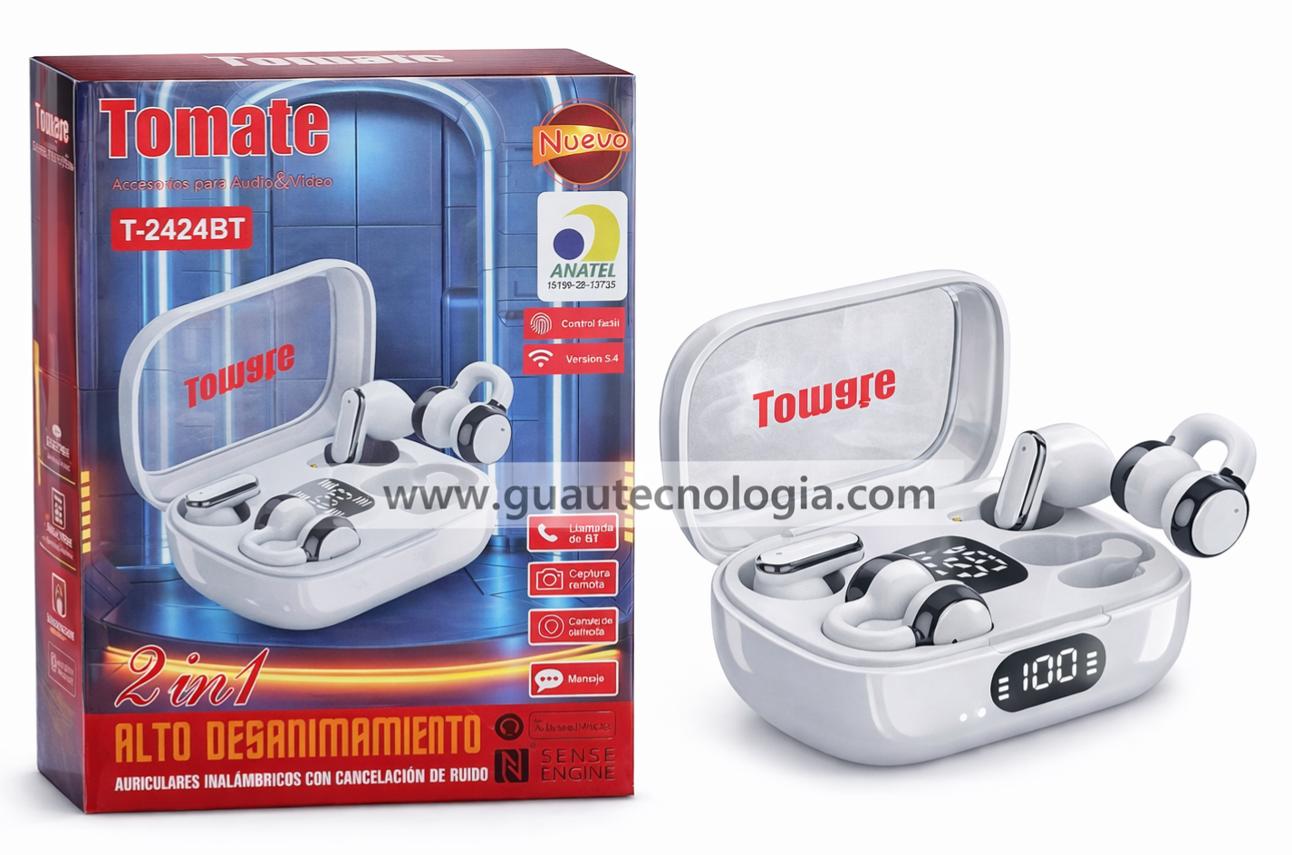 Auriculares inalámbricos Tomate