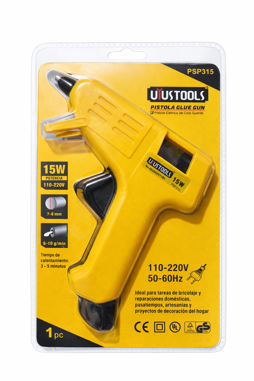 Pistola de silicona caliente