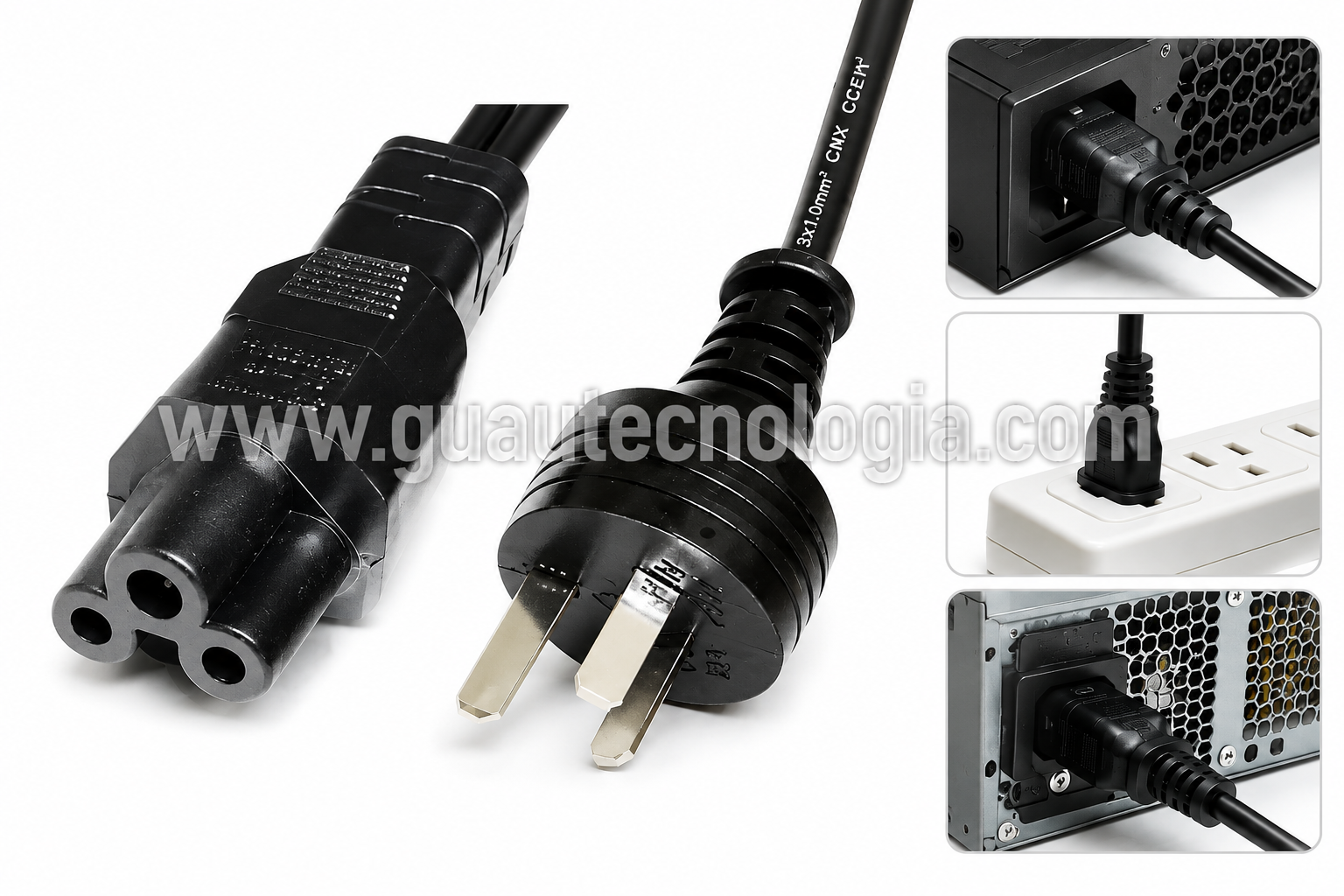 Cable de Alimentacion Trebol
