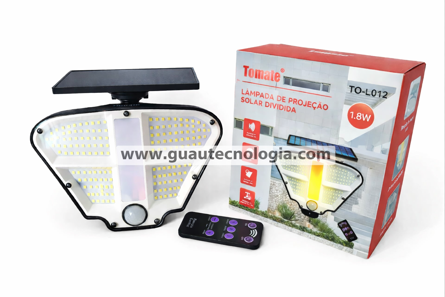 Lámpara Solar Dividida de Proyección