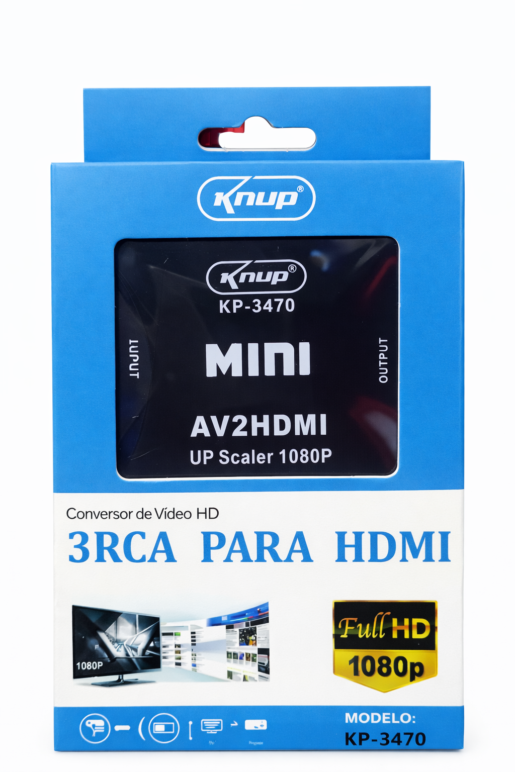 Conversor de Video 3RCA a HDMI