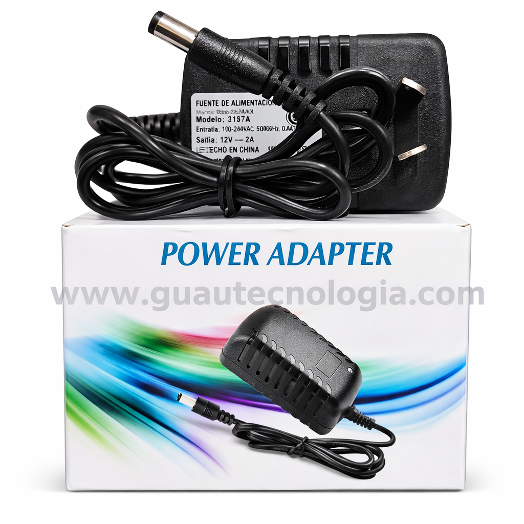 Cargador Adaptador 12V 2A