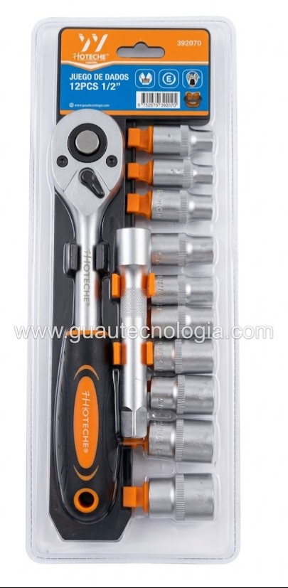 Juego de Tubos 12 piezas 1/2"