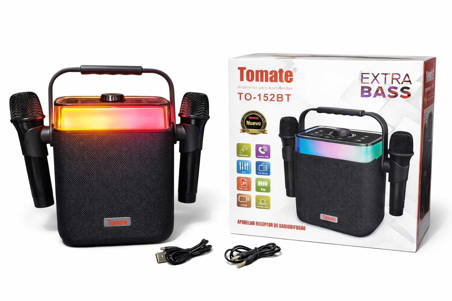 Parlante Bluetooth Tomate TO-152BT