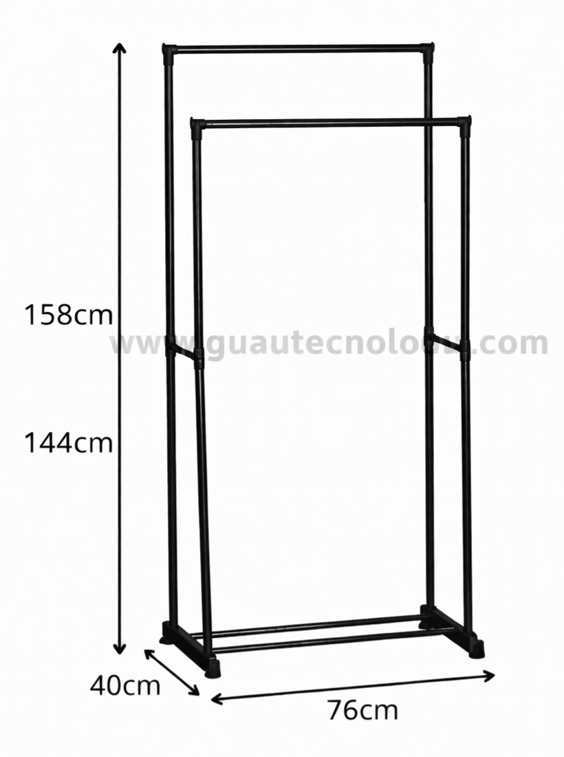 Perchero Doble Metálico