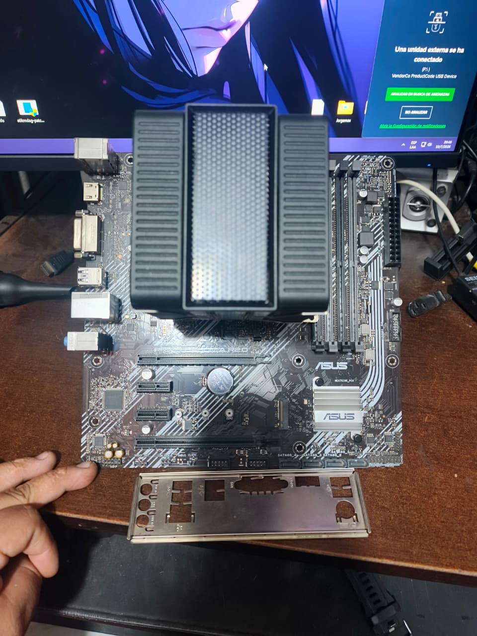 Combo Placa Madre + Intel Core i5 10400f + Cooler Nuevo