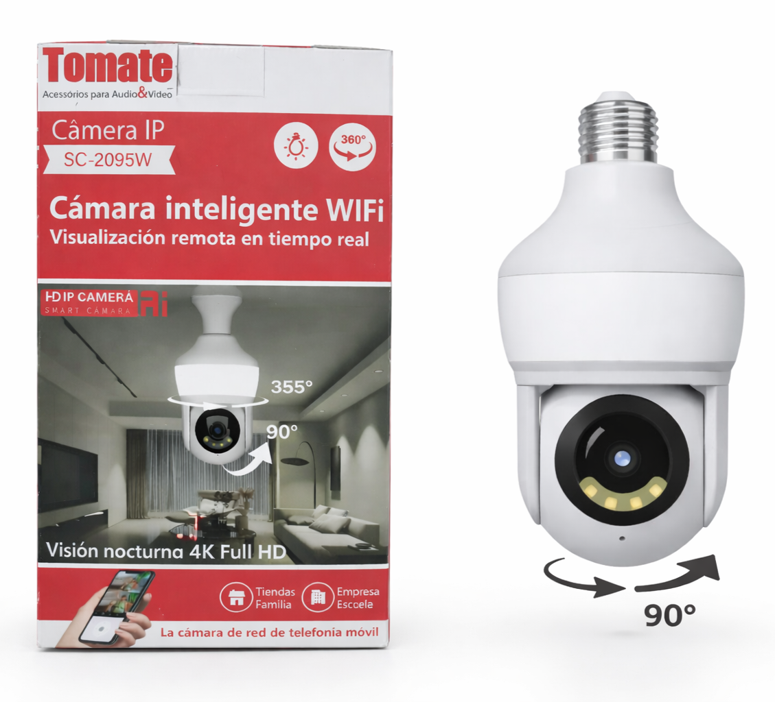 Camara mas Foco LED