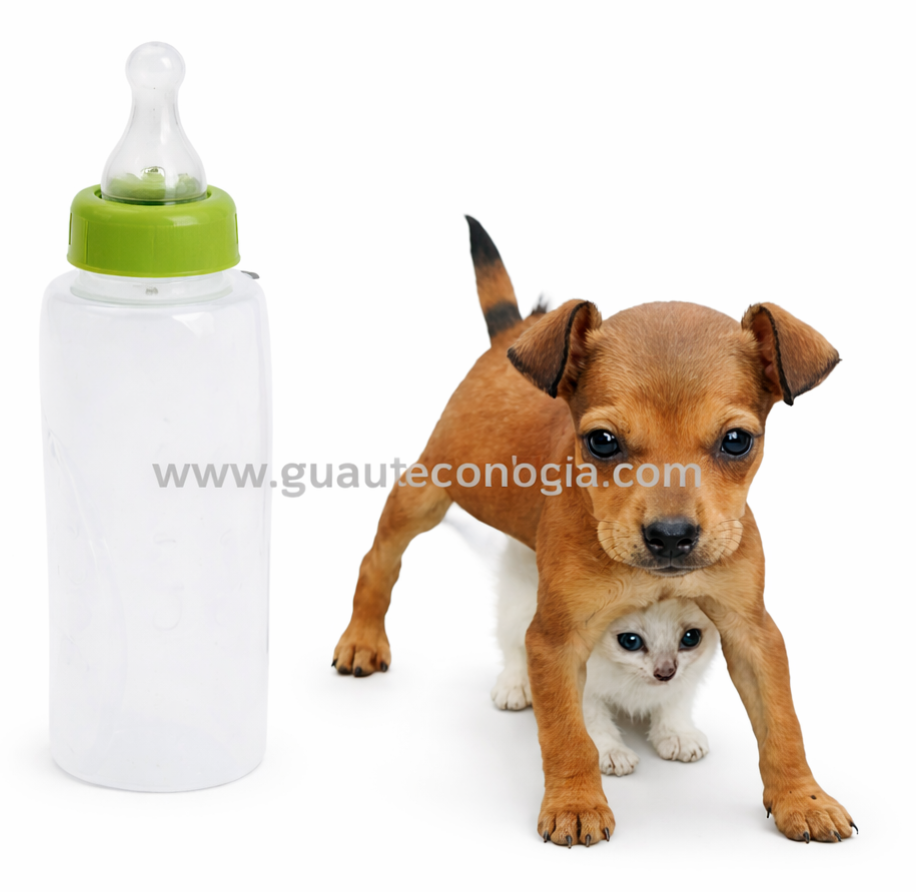 Biberon para cachorros