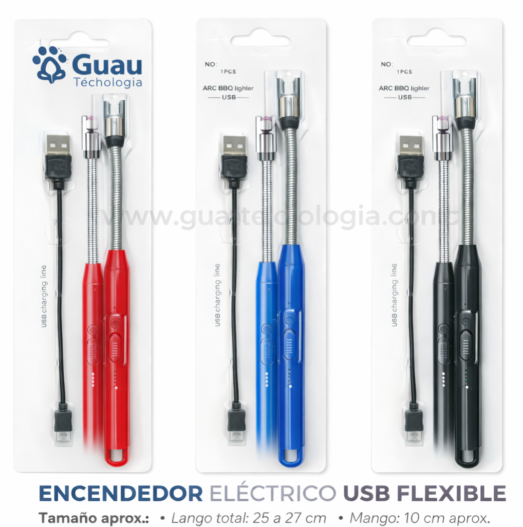Encendedor Eléctrico USB Flexible