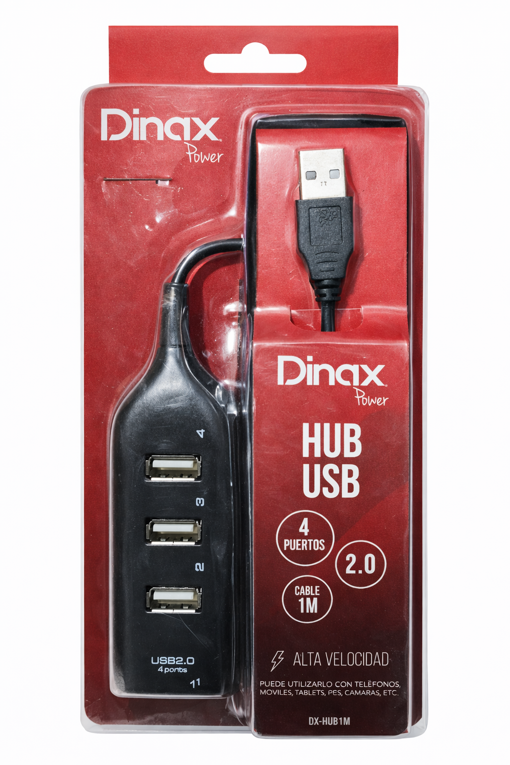 Hub USB Dinax 4 Puertos
