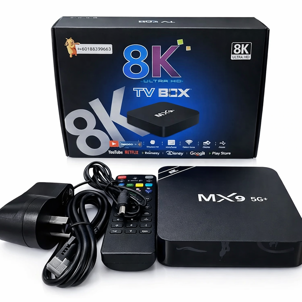 TV Box MX9 5G+ 8K Ultra HD
