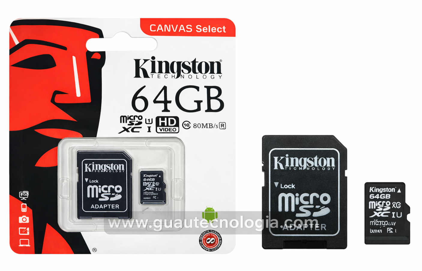 Tarjeta MicroSD Kingston 64GB