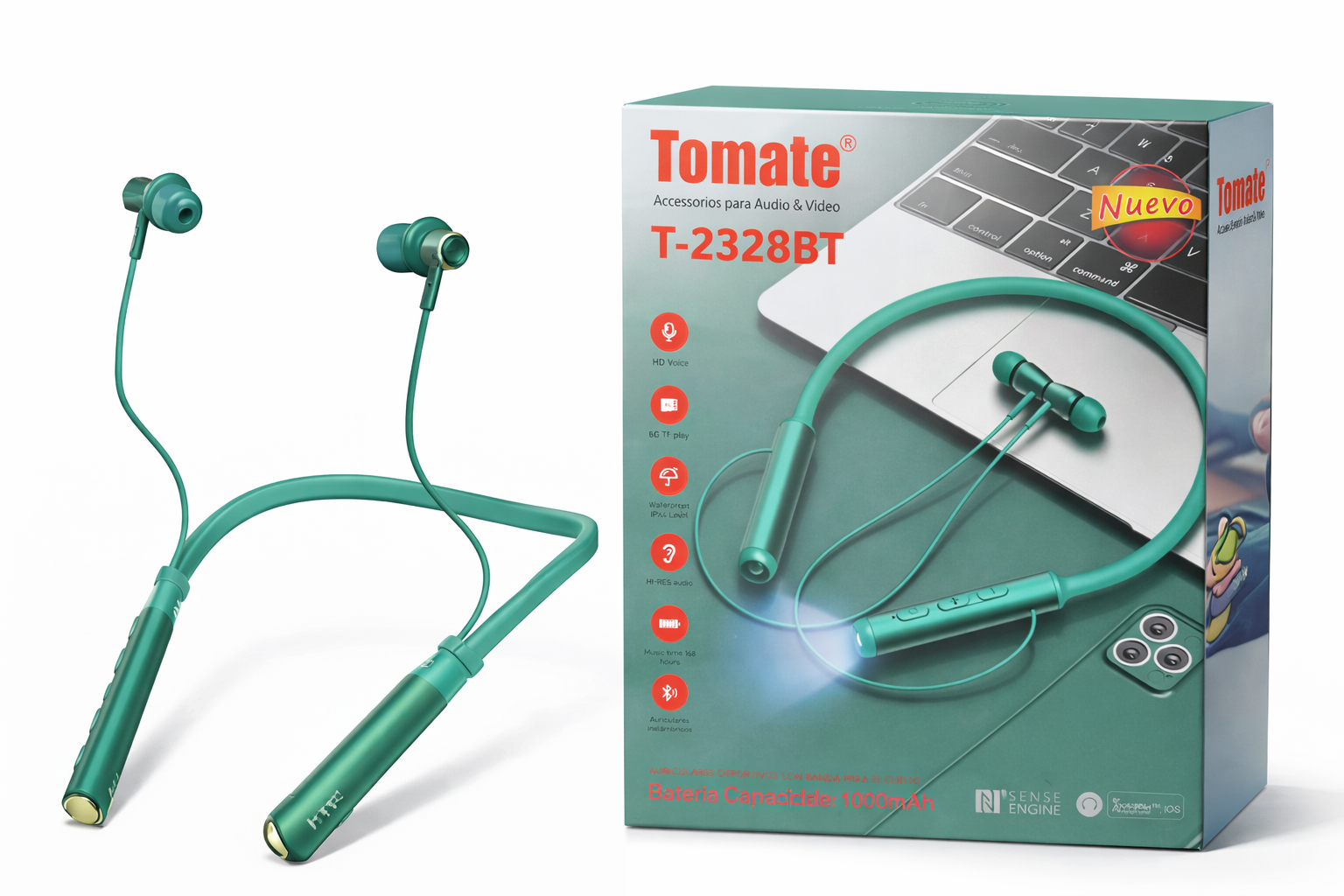 Auriculares Inalámbricos Tomate T-2328BT