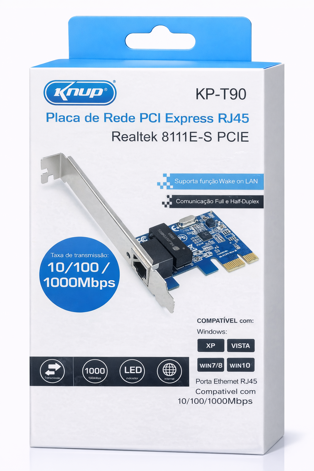 Placa de Red PCI Express RJ45