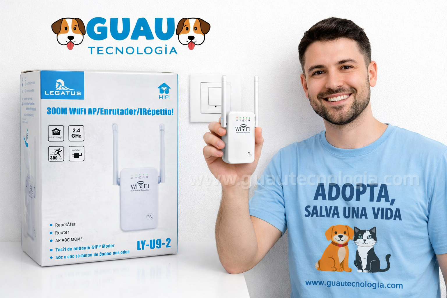 Repetidor WiFi Legatus