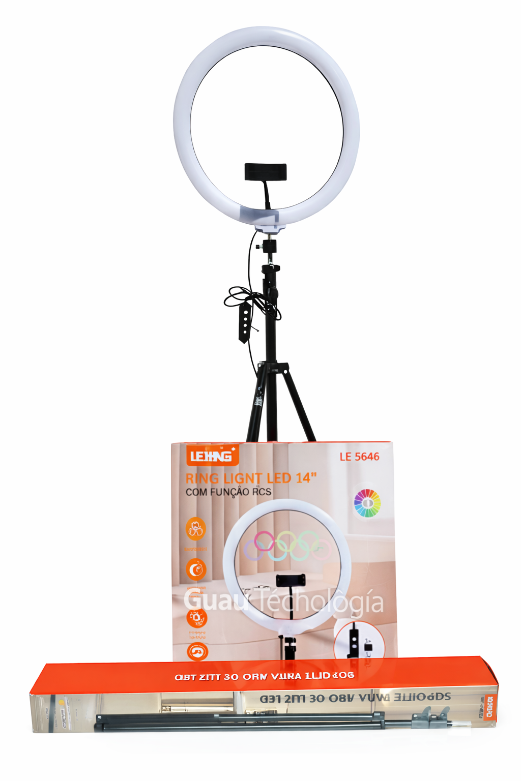 Aro de Luz RGB 14" + Soporte