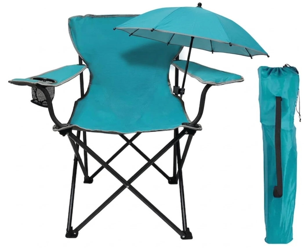 Silla Plegable con Sombrilla