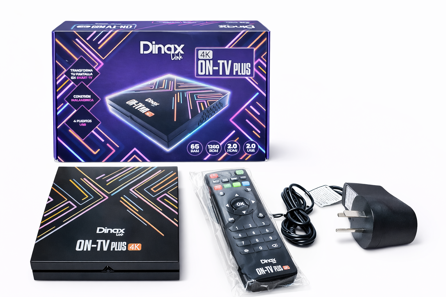 TV Box Dinax Link ON-TV Plus 4K