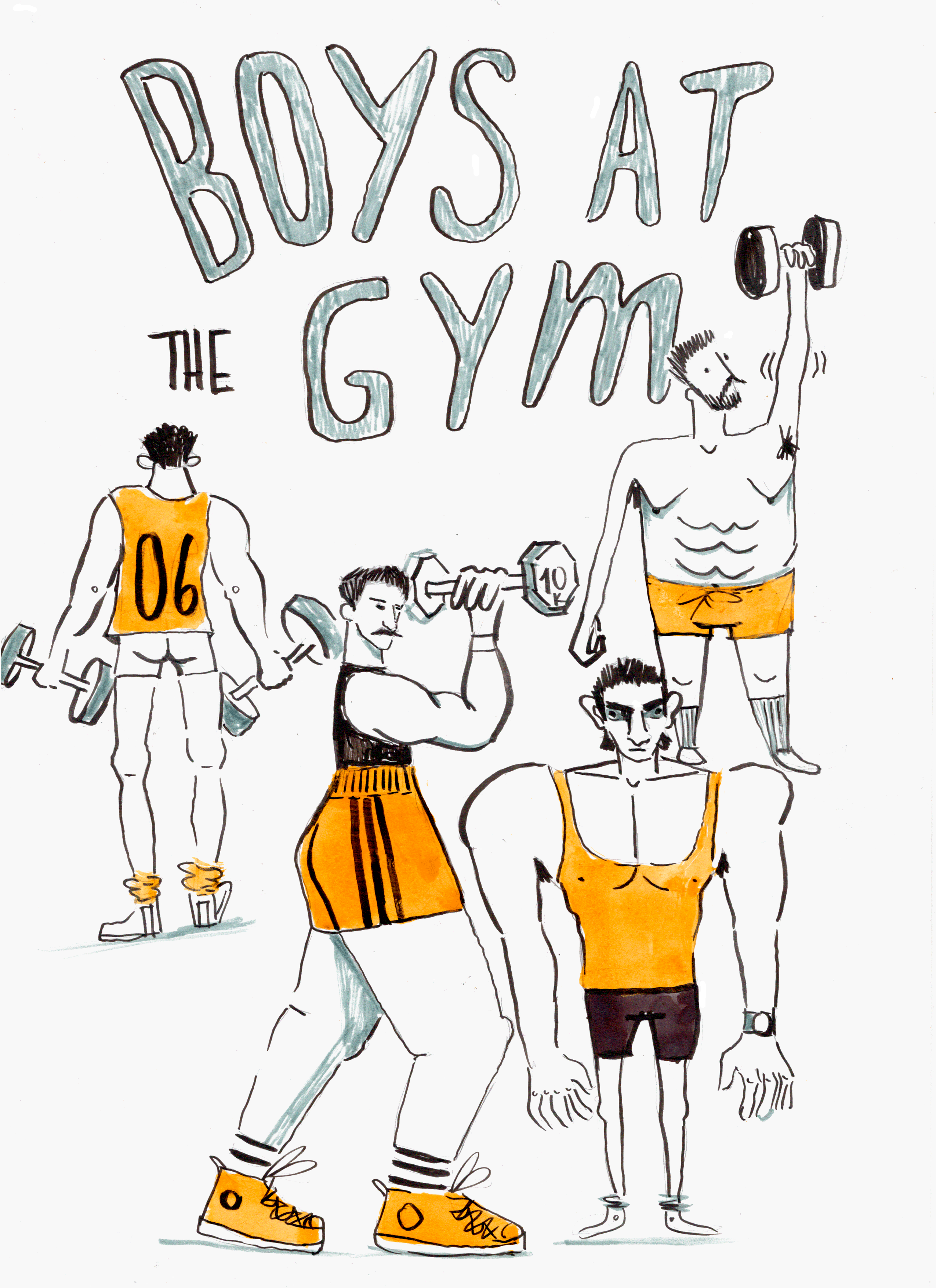 Boys at gym 