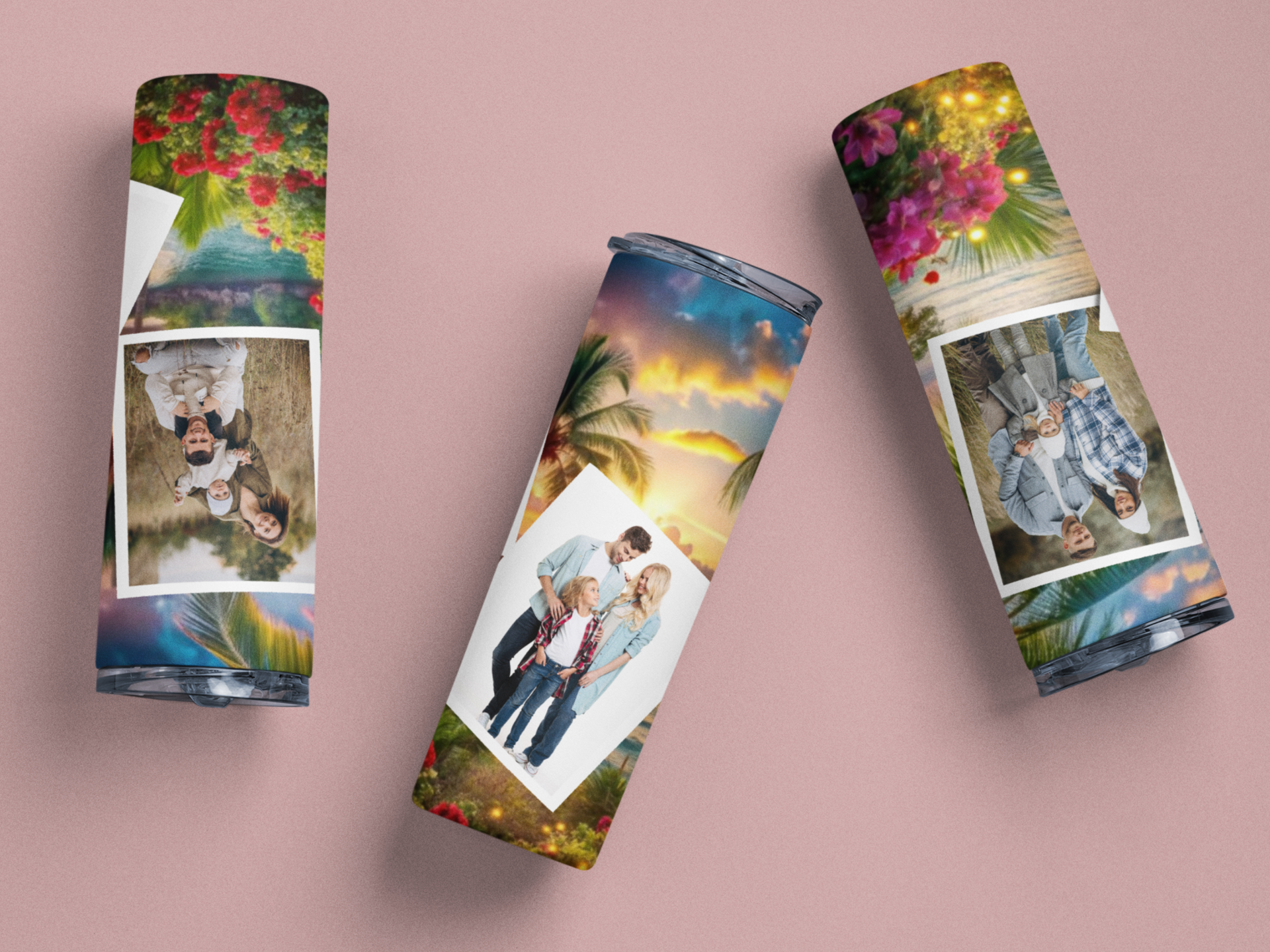 Custom Photo Insulated Skinny Tumbler