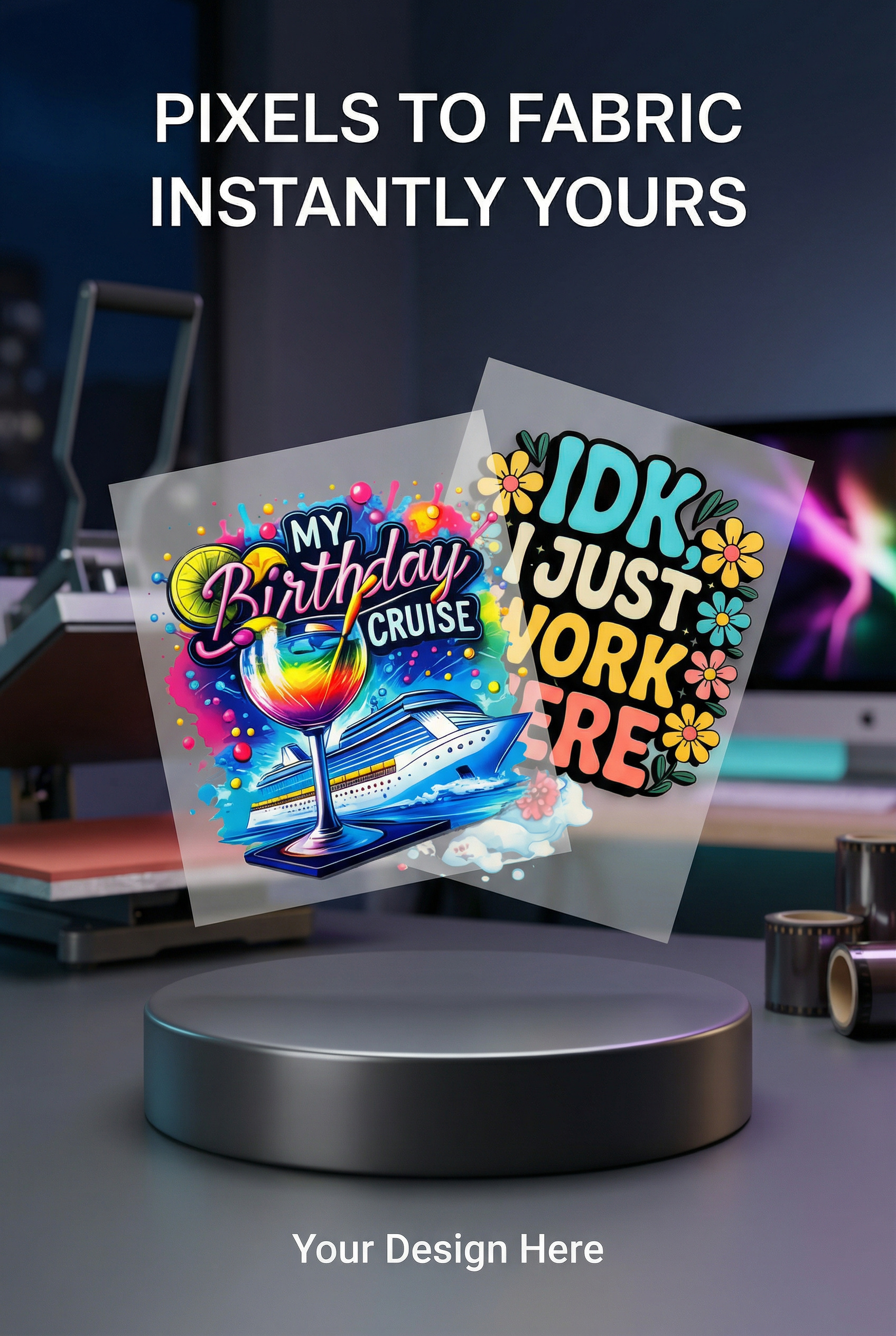 DTF Ready-to-Press Transfers