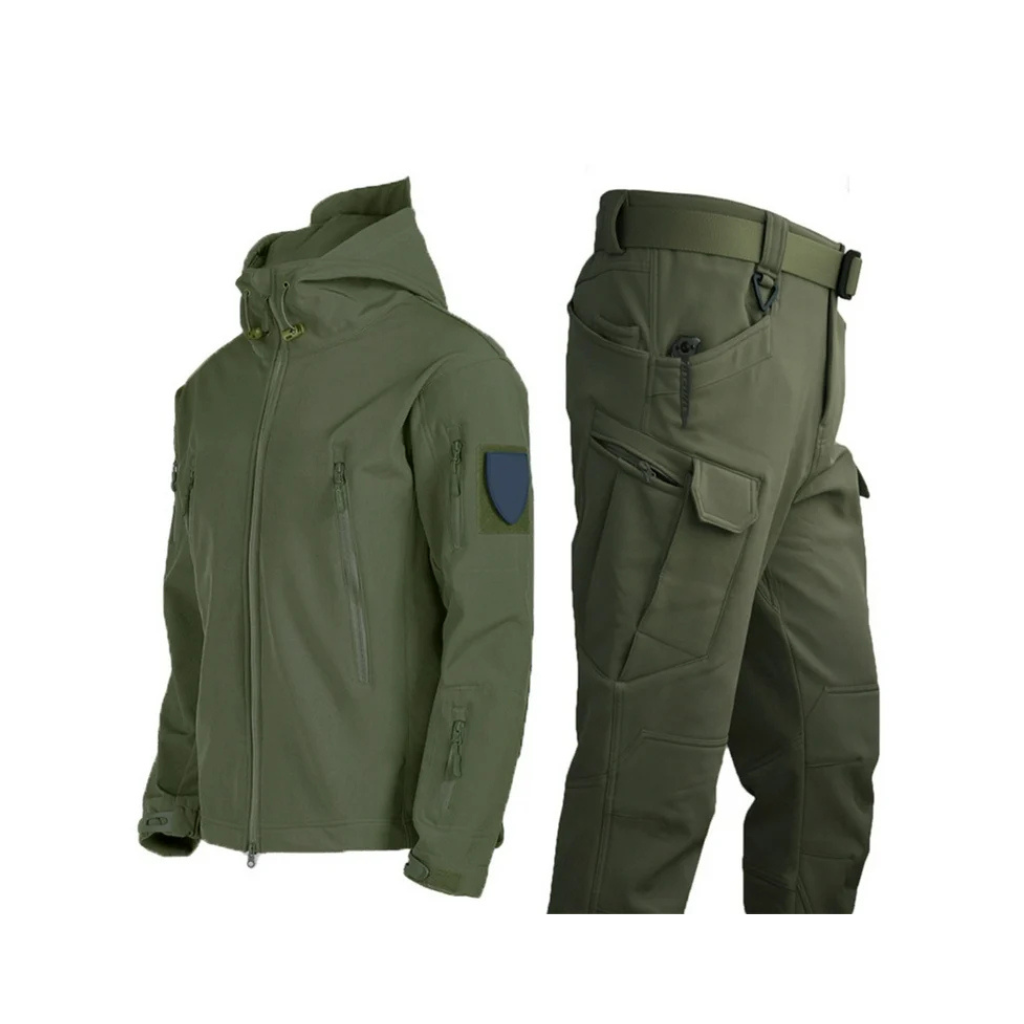 Машки тактички комплет јакна и панталони за активности на отворено