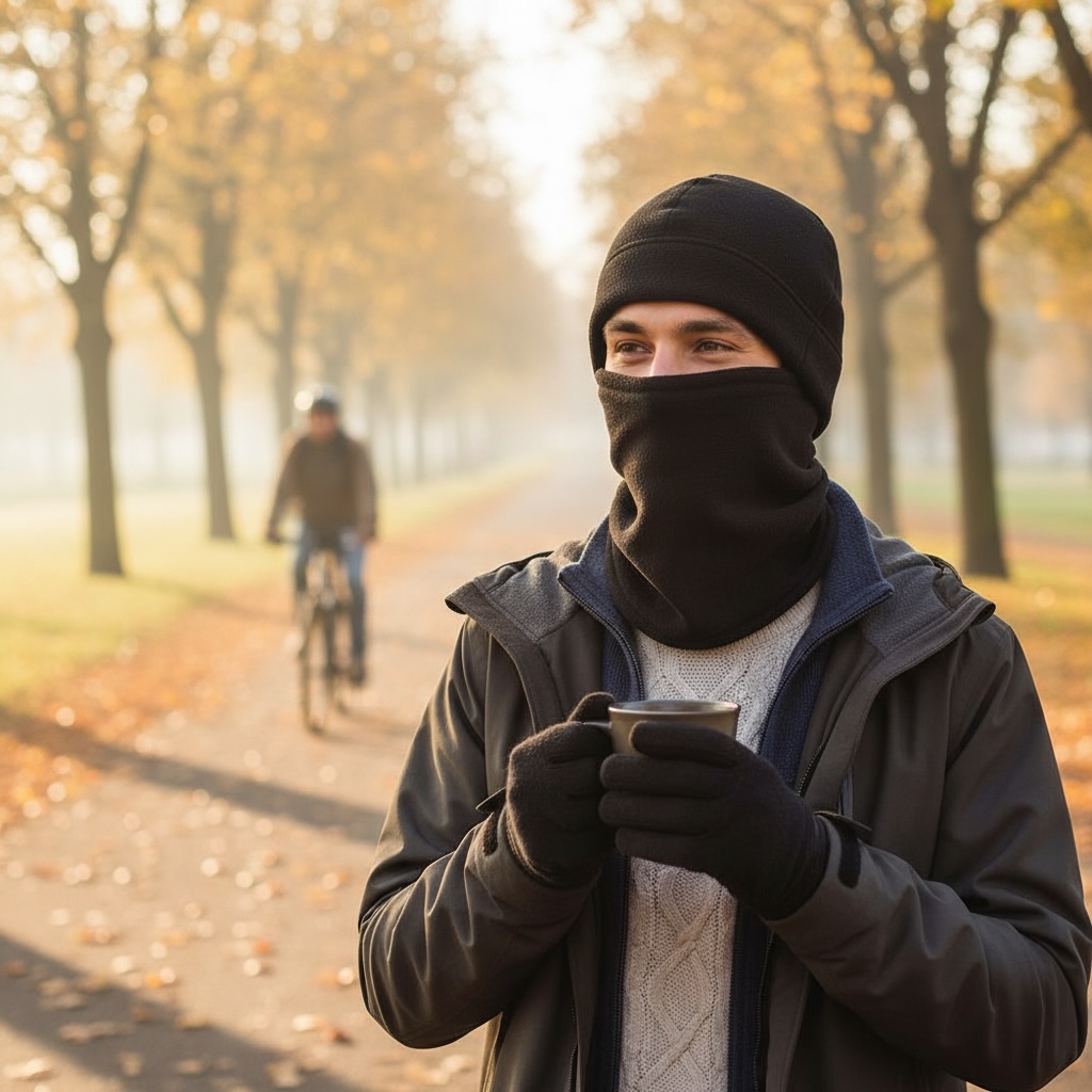 Црна тактичка балаклава