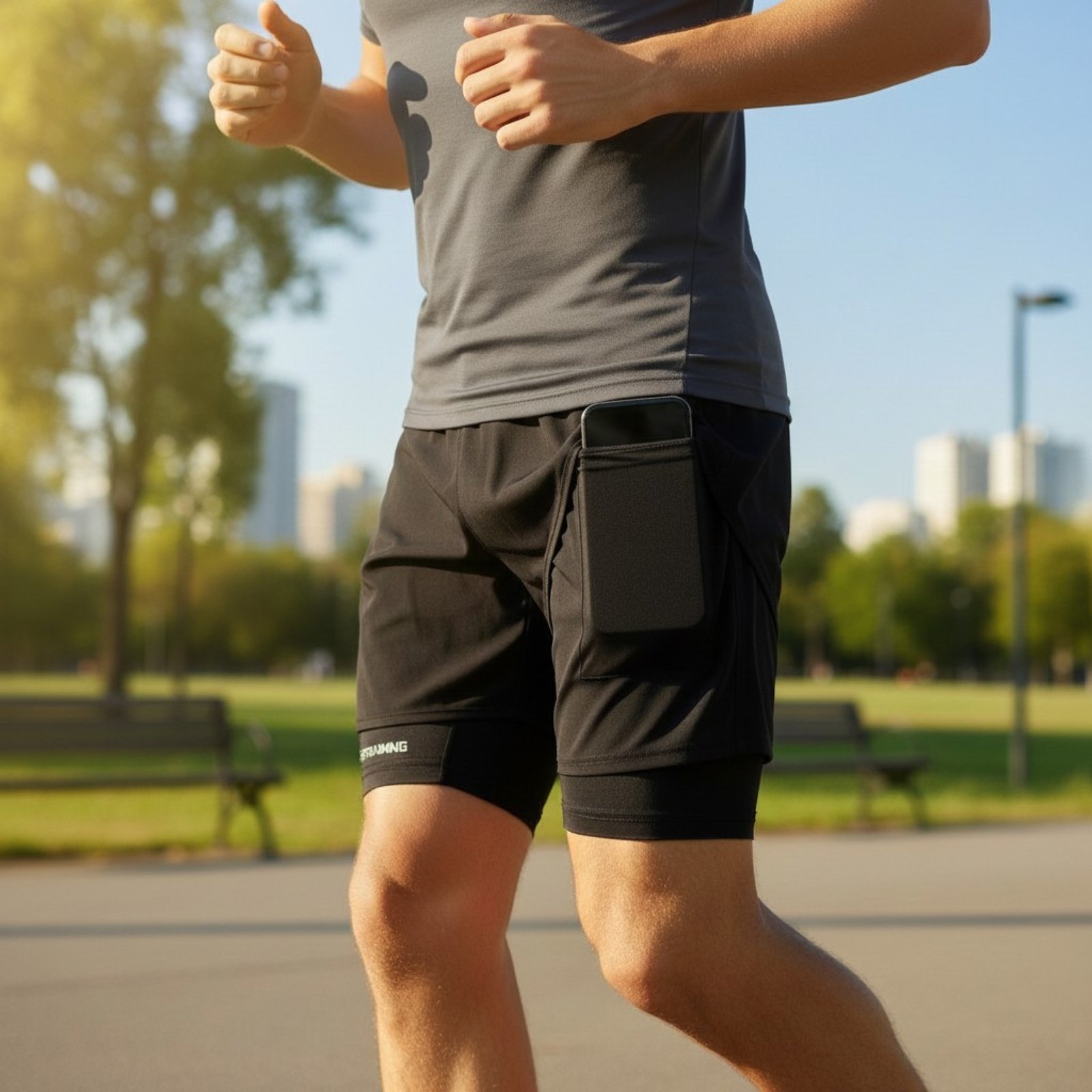 Шорцеви за трчање со џеб за телефон