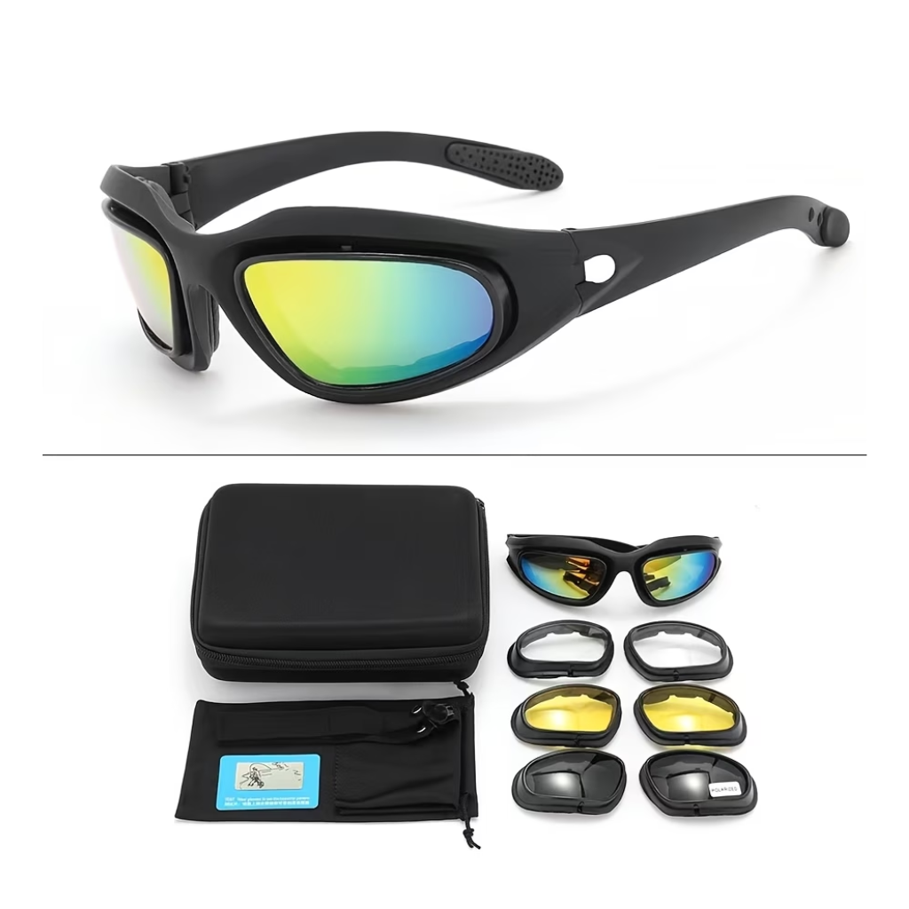 Спортски очила за сонце со повеќе заменливи стакла