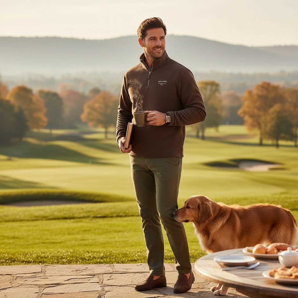 Кафеав дукс „Milano“ со патент до половина