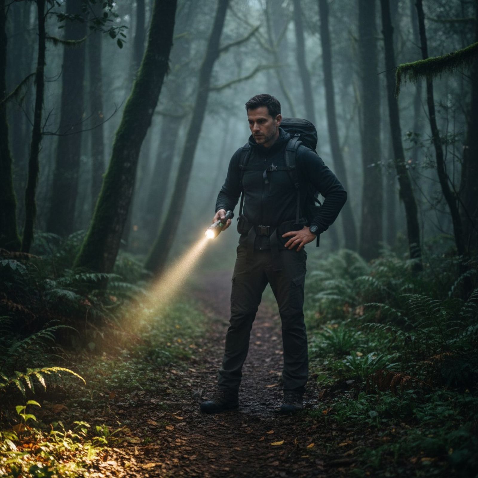 Тактичка LED батериска лампа