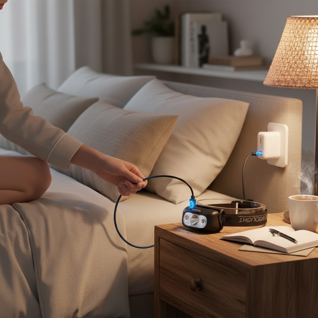 LED челна ламба на полнење