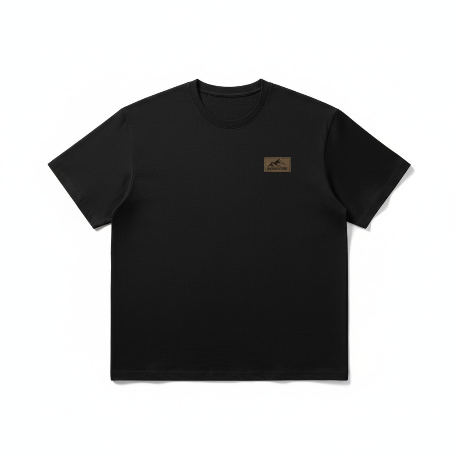 Класична црна маица со лого