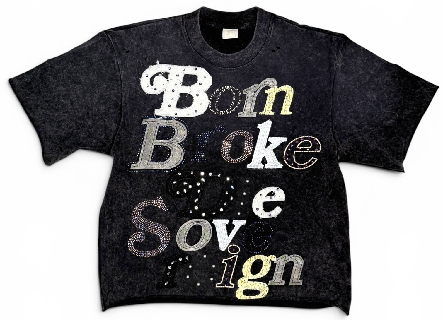Camiseta Born Broke Design ''Black''