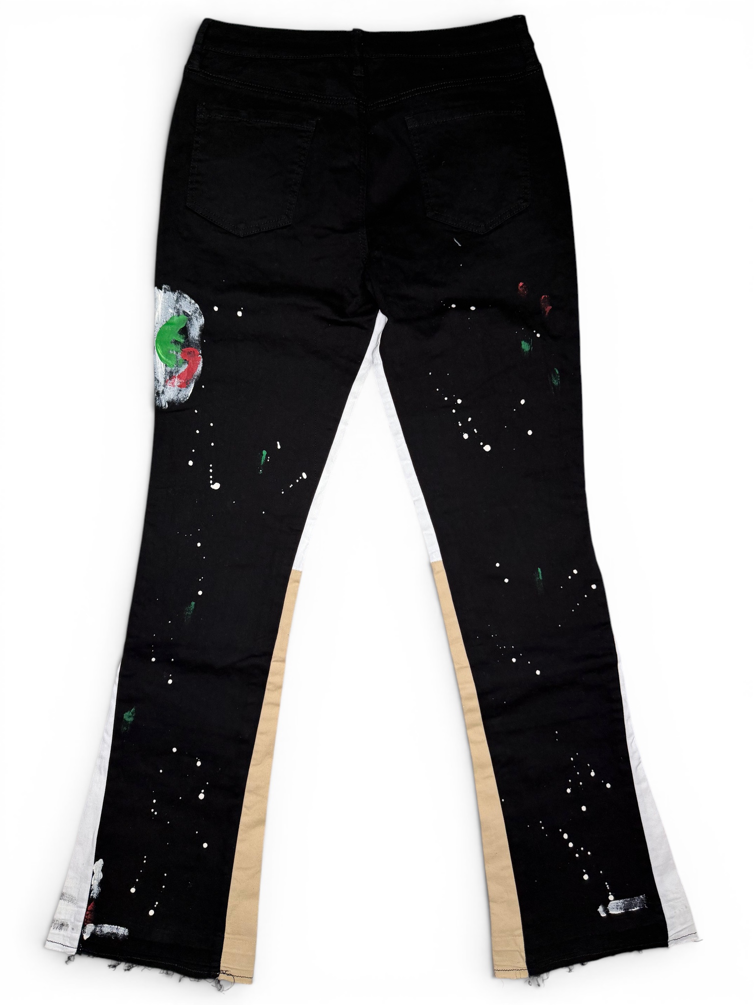 Pantalones acampanados artísticos