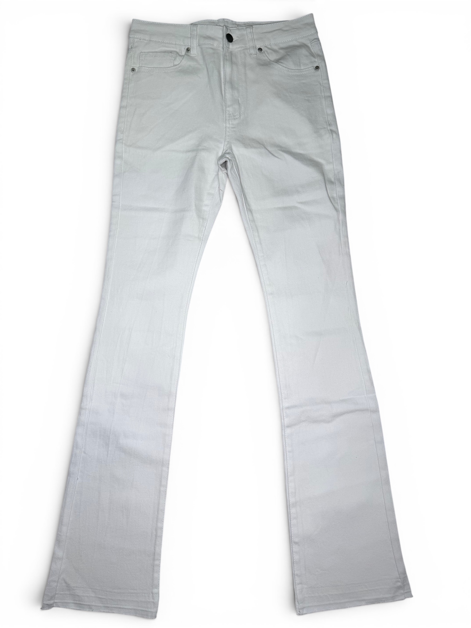 Pantalón de mezclilla blanco