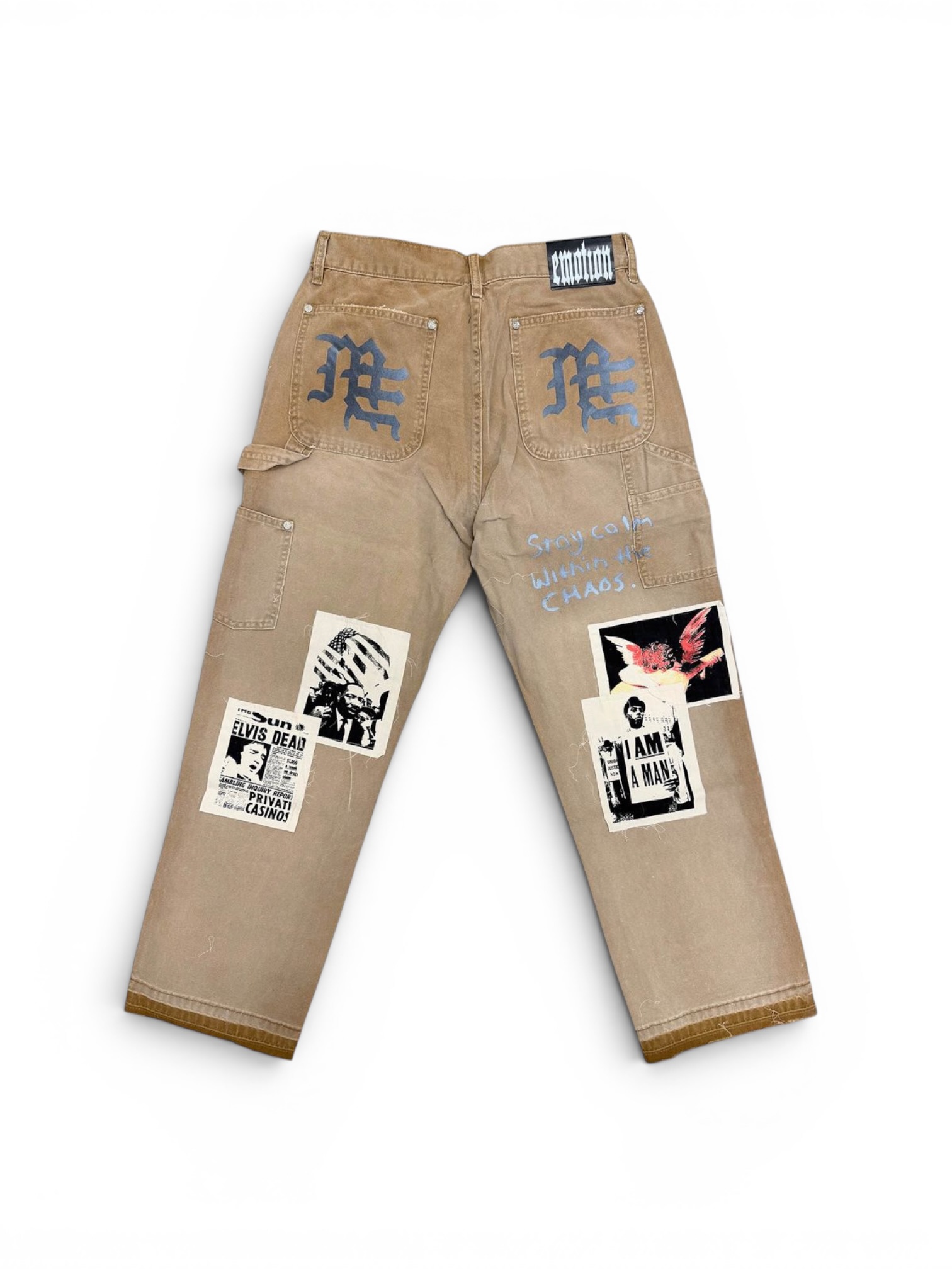 “Newspaper” Carpenter Pants 